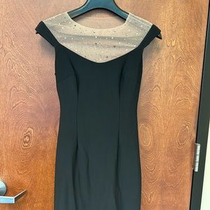 Black cocktail dress
